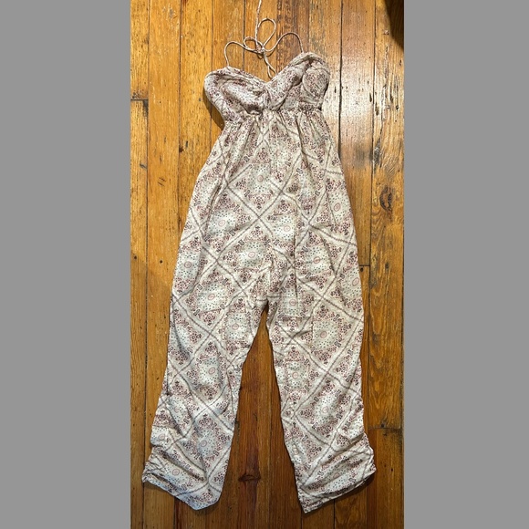 ETOILE ISABEL MARANT Summer Cotton Handkerchief Printed Jumpsuit - Size: 0 - Picture 7 of 8